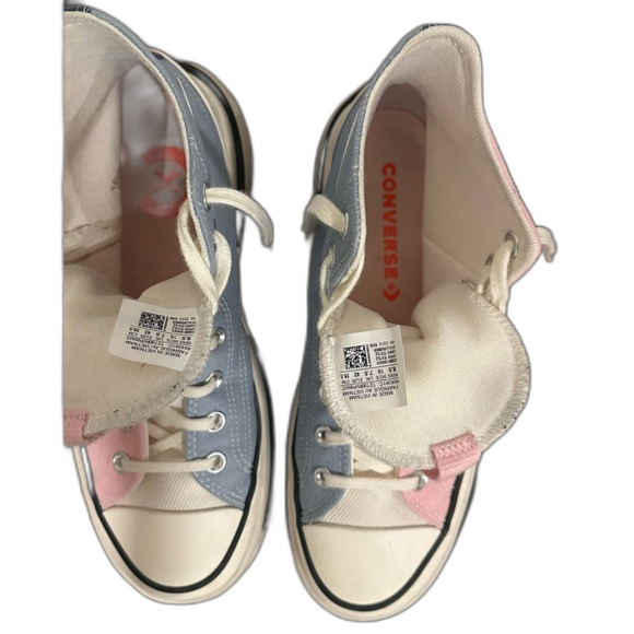 Converse run star legacy pink and blue platform sneakers. 10. - Picture 4 of 6